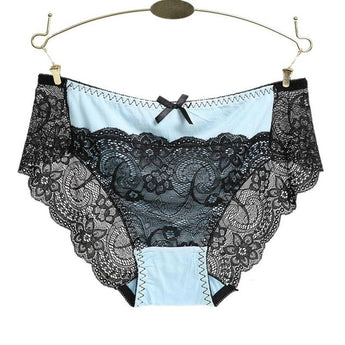 JECKSION Women Lace Panties 2016 Fashion Patchwork Laidies Seamless Cotton Panty Hollow briefs Underwear #LSW