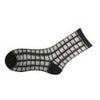 Fashion Ultrathin Transparent Crystal Stripe Lace Elastic Women Ladies Socks Lace Elastic Short Socks Hot