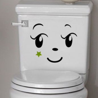 toilet stickers wall decorations diy vinyl adesivos de paredes home decal mual art waterproof posters paper #2050