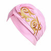 Brand New Embroidery Women Hat Beanie Scarf Turban