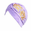 Brand New Embroidery Women Hat Beanie Scarf Turban