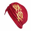 Brand New Embroidery Women Hat Beanie Scarf Turban