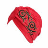 Brand New Embroidery Women Hat Beanie Scarf Turban