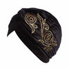 Brand New Embroidery Women Hat Beanie Scarf Turban