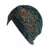 Brand New Embroidery Women Hat Beanie Scarf Turban