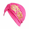 Brand New Embroidery Women Hat Beanie Scarf Turban