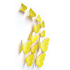 12pcs 3d butterfly wall decor Fridge Magnet Room Decor Decal Applique Wall Decals Stickers Living Home Decor pegatinas de pared
