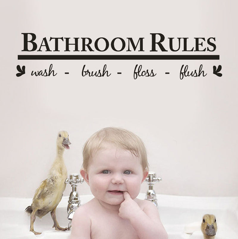 wall sticker poster bathroom decoration wall decals home decor sticker wall art papel de parede para quarto