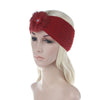 Hairband Women Hair ball Knitting Headband Elastic Handmade Keep Warm Hair Band Turban Hair Accessories for women