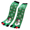 Fashion knitted Unisex Socks 3D Printed Christmas Finger Socks Women Cute Calcetines 3 Style Casual Socks