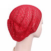 Knitted Cotton Hats for Women Hat Beanie Scarf Turban Head Wrap Cap Winter Warm Caps