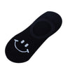 1Pairs Invisible Socks Women&Men Shallow Mouth Boat Socks Smile Cotton Sock Slippers Short Ankle Socks