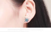 BAMOER Hot Sale 925 Sterling Silver Trendy Sparking Star Elegant
