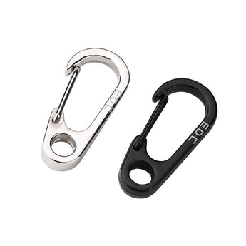 2017 Outdoor Multi Tools 2 PCS Spring Buckle Snap Alloy Nickel-free Plating Key Ring Carabiner EDC Hook #EW