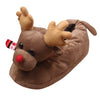 Unisex Plush Cotton Home Slippers Winter Warm Indoor Christmas Slippers Shoes