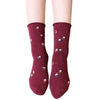 Feitong Free Size Socks Christmas Women Girl Casual Santa Claus Socks Cute