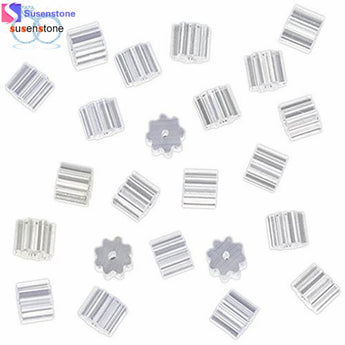 SUSENSTONE 100 Piece Clear Clutch Earring Safety Backs For Fish Hook Earrings