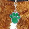 Pet Accessories Popular Footprints Puppy Rhinestone Pendant Lovely Pet Jewelry Free Shipping