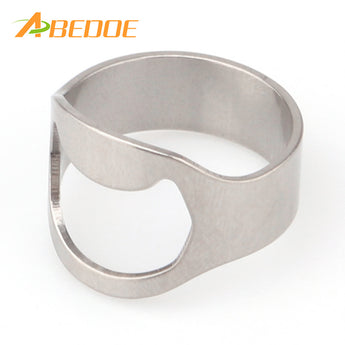 ABEDOE 20mm/22mm Bottle Openers Unique Creative Stainless Steel Finger