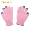 ABEDOE Fashion Soft Touch Screen Gloves Winter Warm Wrist Gloves for DrivingEntire Surface Works on Phones & Tablets