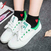 Feitong 1Pair Cotton Short Socks 2017 Womens Geometric Heart Printed Ankle High Low Cut Cotton Funny  Socks popsocket