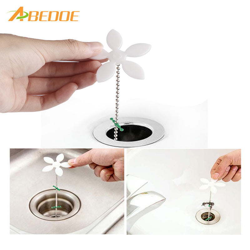 ABEDOE 2Pcs Shower Drain Hair Catcher Stopper