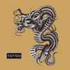 Large Black Dragon Temporary Tattoo Arm Tattoo Stickers for Men Women