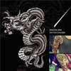 Large Black Dragon Temporary Tattoo Arm Tattoo Stickers for Men Women