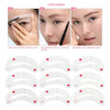 WINOMO 9pcs Fashion Easy Magic Eyebrow Shaping Stencils