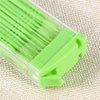 50pcs Portable Dental Tooth Pick Interdental Brush Plastic Oral Toothpicks with Case