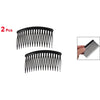 2pcs Women's Girls 16-teeth Plastic Hair Comb / Hair Clip / Hair Pin / Hair Accesories