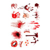Wound Scab Blood Halloween Scar Tattoos Temporary Tattoos Sticker Decor