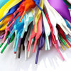 Pair of 0.7M Silk Ribbon Shoelaces Fashion Shoe Laces Flat Shoestring for DIY Shoes Decoration