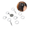 Ethnic Braid Hair Dreadlocks DIY Jewelry Loops Plait Headdress Hoop Ring Pigtail Accessory
