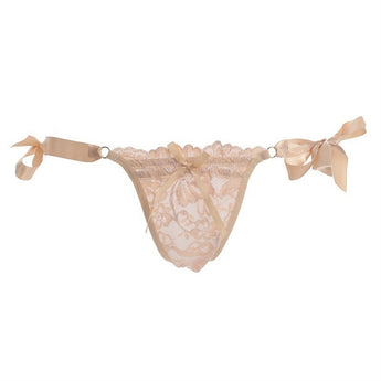 Free Size Women Sexy Open Crotch G-string Thongs T-back Lingerie Tie Side Underwear