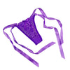 Free Size Women Sexy Open Crotch G-string Thongs T-back Lingerie Tie Side Underwear