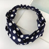 Women Velvet Cross Twist Headband Hair Band Turban Elastic Headband Bandage