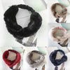 Women Faux Fur Cross Twist Headband Hair Band Turban Elastic Headband Bandage