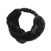 Women Faux Fur Cross Twist Headband Hair Band Turban Elastic Headband Bandage