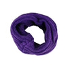 Women Winter Warm Infinity One Circle Knit Wool Blend Cowl Loop Scarf Shawl Thick Neckerchief