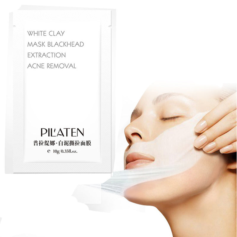 5pc Natural aloe white mud to blackhead acne deep care mask