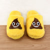Unisex Emoji Cute Cartoon Slippers Warm Cozy Soft Stuffed Household Indoor Shoes