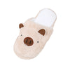 Lovely Pig Home Floor Soft Stripe Slippers Female Shoes 36-40