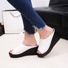 Women Summer Fashion Leisure Fish Mouth Sandals Thick Bottom Slippers