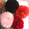 1PX Rabbit Fur Hair Band Elastic Hair Bobble Pony Tail Holder