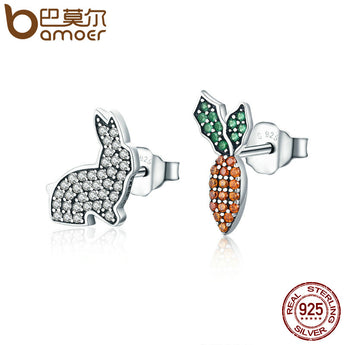 BAMOER Animal Collection 925 Sterling Silver Cute Rabbit