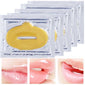 5PCS Gold Collagen Crystal Lip Mask Lip Care