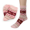 Cute Christmas Deer Design Casual Knit Wool Socks Warm Winter Mens Women