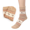 Cute Christmas Deer Design Casual Knit Wool Socks Warm Winter Mens Women