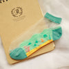 Women Boat Short Transparent Crystal Cotton Low-cut Cartoon Ankle Socks